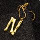 thumbnail image 4 of Collar colgante M-S perfecl letras iniciales gargantilla joyería cadena 45 cm, 4 of 4