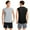 Black/Gray, variant on Hanerdun Mens Workout Tank Tops Dry-Fit Athletic Running Sleeveless Mesh Solid Color Shirts 2PCS