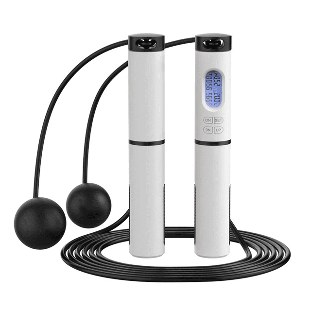 Skipping rope, skipping rope with calorie counter, adjustable for