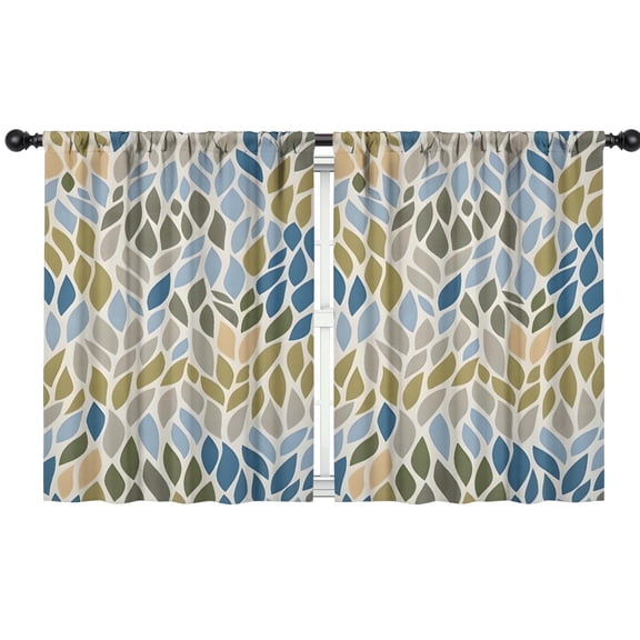 Blackout Kids Curtains,Boho Bohemia Flower Childrens Insulated Curtains Set Of 2,Bedroom Essentials,Toddler Room Decor 42"x54"(106x137cm)