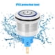 thumbnail image 4 of 2 uds interruptor de botón DC3-6V interruptor de botón de acero inoxidable autoblocante de 6 pines con señal ANGGREK Otros, 4 of 8