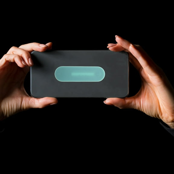 MEIBUTYUP Light Green Universal Phone Finger Strap Holder with Strong Adhesive and Kickstand