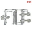 thumbnail image 1 of facefd 3 Pieces Aquarium Inflow Outflow Tube Holder Acrylic Acrylic Fix Hose Mount Fix Hose Pipe Mount Freshwater Fish Planted Aquarium Fixing Tubing Clamp, 1 of 9