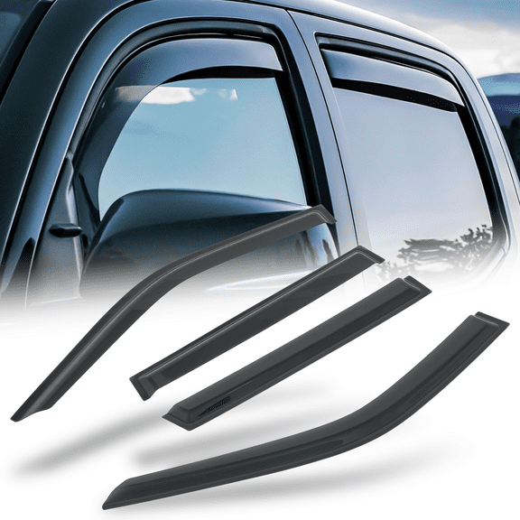 Magshion 4Pcs Smoke Window Visor Shade Vent Sun Wind Rain Deflector for 18-23 Ford Expedition