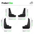 thumbnail image 2 of unique For Chevrolet Cruze 2017 - 2023 2018 2019 2020 2021 2022 Fender Mudguard Mud Flaps Guard Splash Flap Mudguards Car Accessorie, 2 of 5