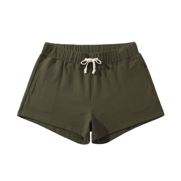 Athletic Shorts Clearance, Mens Casual Fashion Drawstring Elastic Waist Solid Side Pockets Short Pants