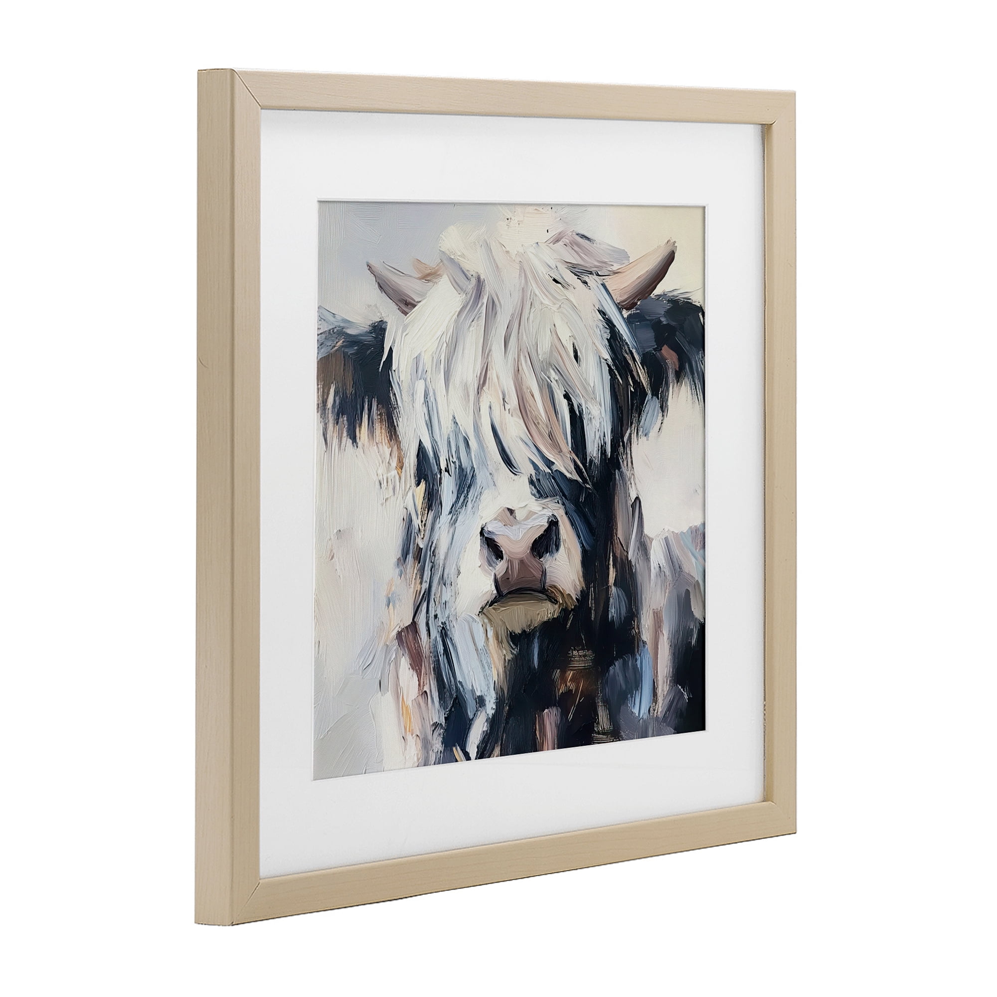 Stupell Industries Scruffy Little Highland Birch Framed Print Under Glass, design by Tina LeCour