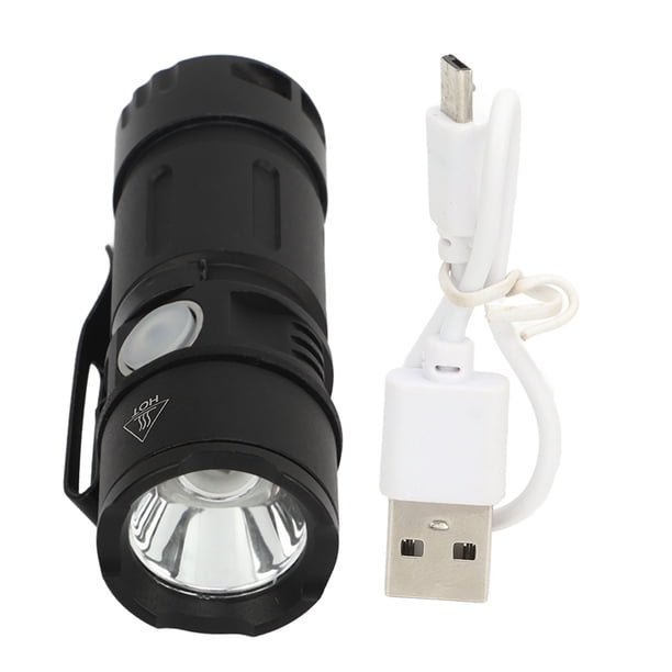 800LM Mini linterna pequeña de bolsillo EDC luz USB recargable llavero luz para búsqueda nocturna