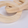 thumbnail image 5 of Wood Chain Link-3 Link Rustic Wood Link Chain Carved Decorative,Boho Bookshelf Chain Wooden Farmhouse Decorative,Modern Wooden Chain Link for Coffee Table Living Room Decor, 5 of 7