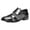 Black, variant on LIBERTYZENO Mens Leather Oxford Classic Lace Up Formal Brogue Dress Shoes