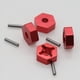 thumbnail image 5 of 8x Adaptador Hexagonal de Cubo de Rueda Combinador de Metal de 12 mm para 104001 1/10 Accesorios de Piezas de Actualización de Coche RC, Rojo, 5 of 5