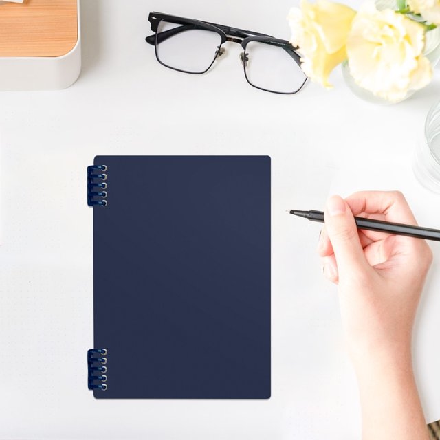 QTOCIO Coil Notebook, 2 Pcs B5 Thick Plastic Hardcover Ruled 5 Color 60 Sheets -120 Pages Journals for Study and Notes, Memo Notepads for Office School Travel.