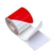 thumbnail image 4 of Cinta reflectante, 2 piezas, 3 m, 50 mm, prismática, impermeable, forma angular, cinta de advertencia de seguridad, rollo de cinta de seguridad autoadhesiva de vinilo, rojo y blanco, 4 of 5
