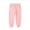 Pink, variant on LMIIYEG Girls Sweatpants Solid Color Soft Joggers Lightweight Elastic Waist Side Pockets Athletic Active Pants(Pink,1-2 Years )