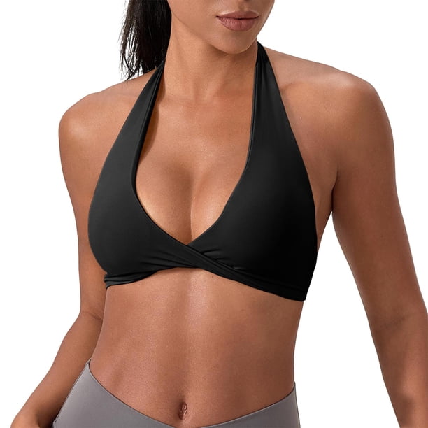Mujeres de Color Sólido Cuatro Filas Ajustable Inalámbrico Sujetador sin Costuras de la Espalda Y la Colección de Pecho Yoga Deportes Sujetadores para Mujeres