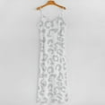 thumbnail image 5 of White Gray Leopard Cheetah Animal Print Sleeveless Dress Dresses Women Summer Women's Summer Clothing, 5 of 9