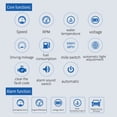 thumbnail image 2 of Car HUD Display, Head Up Display Windshield Projector with Speed, Digital Clock, Overspeed Warning, Mileage Measurement, Water Temperature, Direction, Single Range Display for All, 2 of 8
