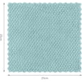 thumbnail image 2 of Paño de limpieza de microfibra, trapos de limpieza absorbentes de agua, toalla de microfibra suave, trapos reutilizables sin pelusa para cocina (verde), 2 of 3