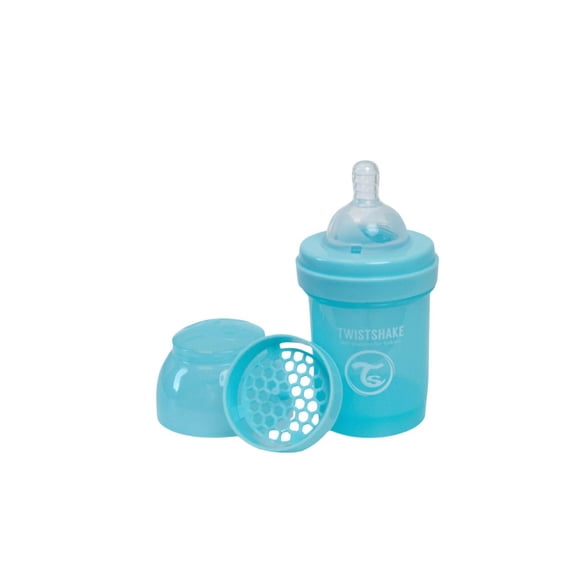 Biberón Twistshake Anticólicos 125 ml con Pico Suave y Mezclador de Frutas
