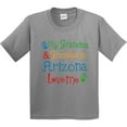thumbnail image 3 of Inktastic Arizona Grandma Grandpa Love Me Youth T-Shirt, 3 of 5