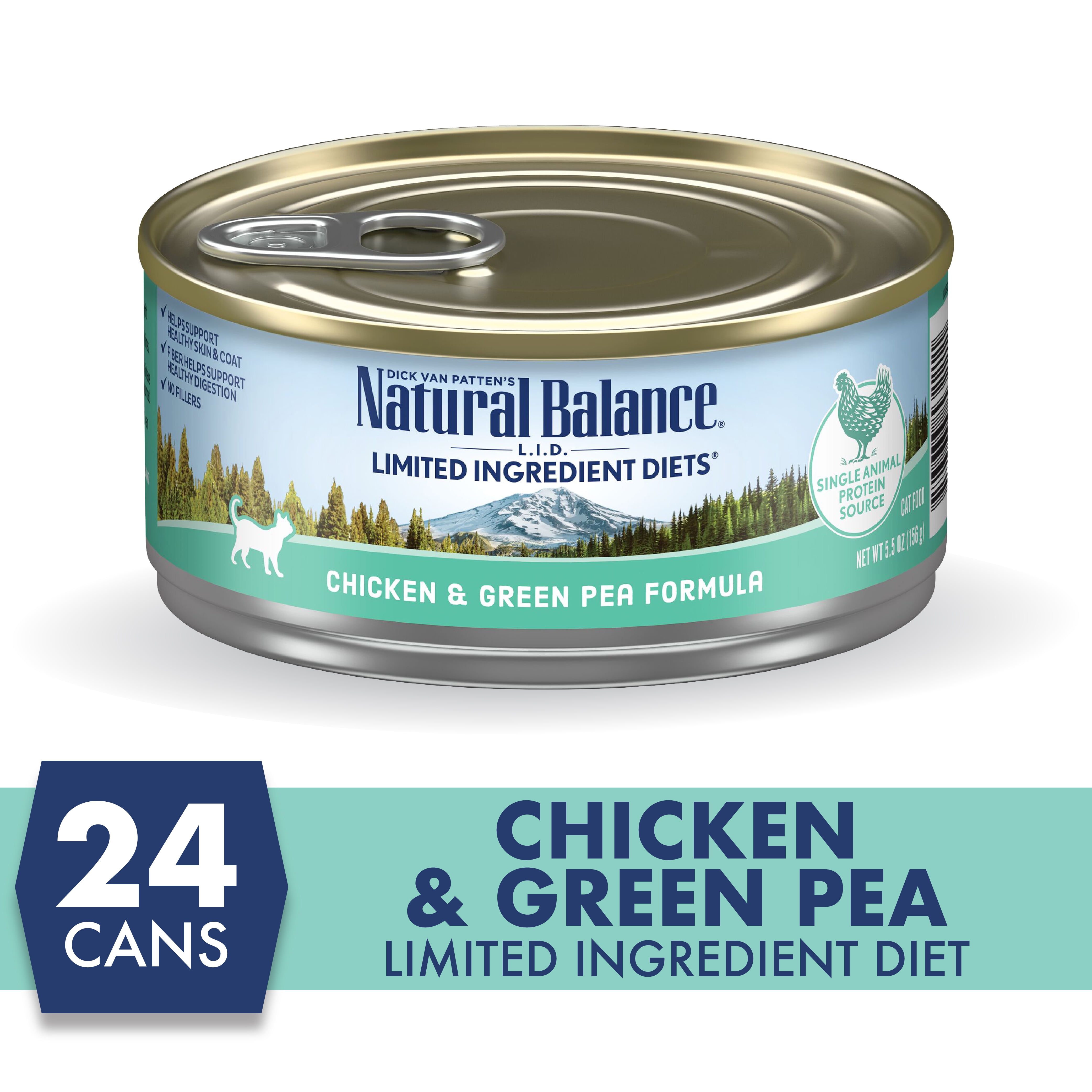 natural balance cat food green pea and chicken