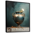 thumbnail image 2 of Designart "Blue Approach Vessel" Bowling Floater Framed Wall Art Prints, 2 of 5