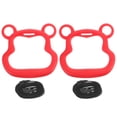 thumbnail image 2 of 1 Set of Portable Gymnastics Rings Gym Pull-up Equipment Hanging Rings Kids Workout Rings, 2 of 7