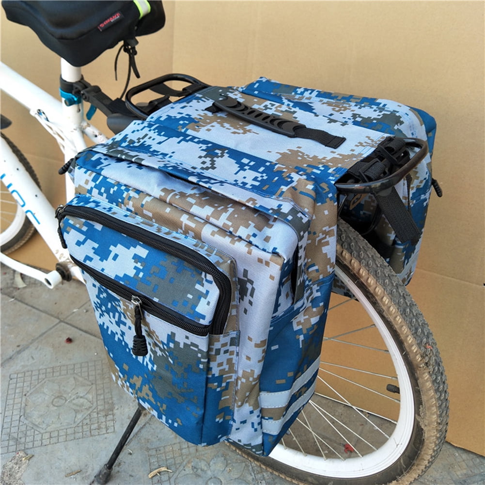 Bushwhacker Omaha Bike Grocery Basket Pannier Pair Bicycle Cycling Rear Rack Bag 