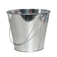 thumbnail image 2 of UDIYO 2Pcs Galvanized Metal Buckets with Handle Mini Round Flower Pot Plant Basket for Small Plant and Candy Snack and Home Party Decoration, Yellow/Blue/Pink/Red and so on, 2 of 8
