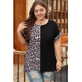 thumbnail image 1 of a.Jesdani Luxe Leopard Print Plus Size Tee - Sleek & Comfortable Fit!, 1 of 8