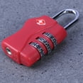 Portable TSA Approved Security Luggage Lock 3 Combination Password