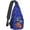 Blue, variant on Sigma Gamma Rho Sling Bag for Women Sigma Gamma Rho Sorority Paraphernalia Gifts Lightweight Crossbody Daypack with Adjustable Chest Bag for Sports