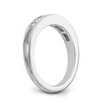 thumbnail image 6 of 14K White Gold Ring Band Wedding Diamond Square 3 mm, Size 5, 6 of 6