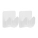thumbnail image 1 of 2pcs No Drilling Adhesive Curtain Rod Hook Shower Curtain Rod Holder Tension Rod Bracket, 1 of 4