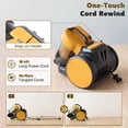 thumbnail image 6 of edx Canister Vacuum Cleaner, 1000W Bagless Vacuum Cleaners, 16Kpa Suction with 1.8L Dust Cup for Hard Floors, Carpet, Black & Yellow, 6 of 12