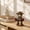 Brown-4A, variant on MMJ Resin Figurine Cow Statue Cute Sculpture Home Office Desk Decor Gift