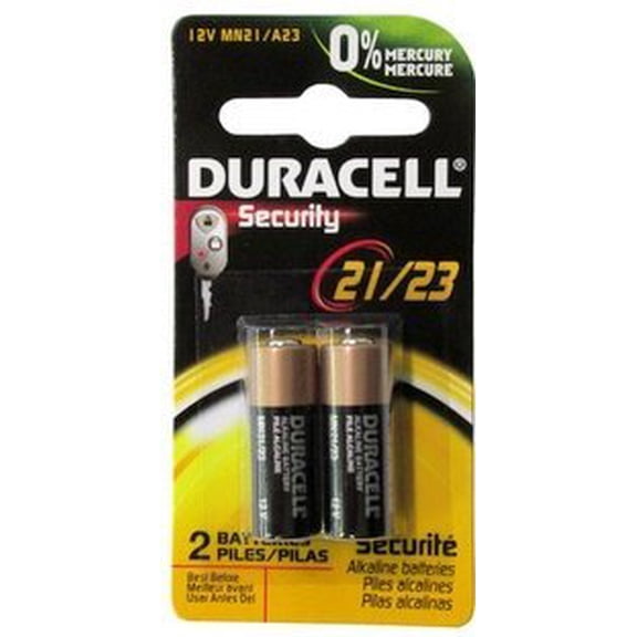 2pk Duracell MN21 Alkaline 12V Battery A23 MN21 23AF 23AE V23GA GP23A L1028