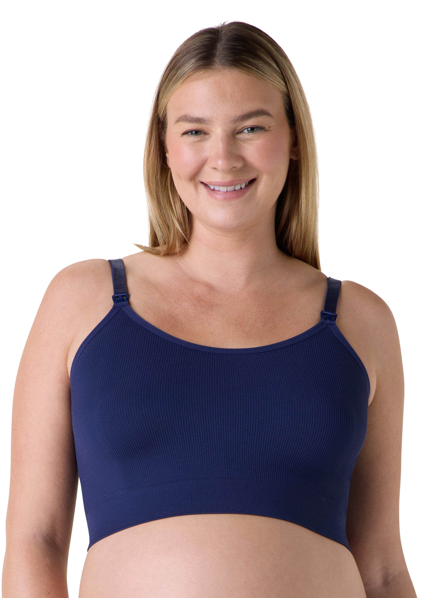 Ingrid & Isabel For Every Belly Women's Maternity Seamless Nursing Cami Bra 3pk, Sizes S-XXXL