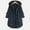 Z-153Navy, variant on FAOWME Women's Fuzzy Hooded Coat With Pockets Long Sleeve Solid Color Buttons Comfortable Fashion Jacket For Autumn Winter Daily Wear,Beige,L