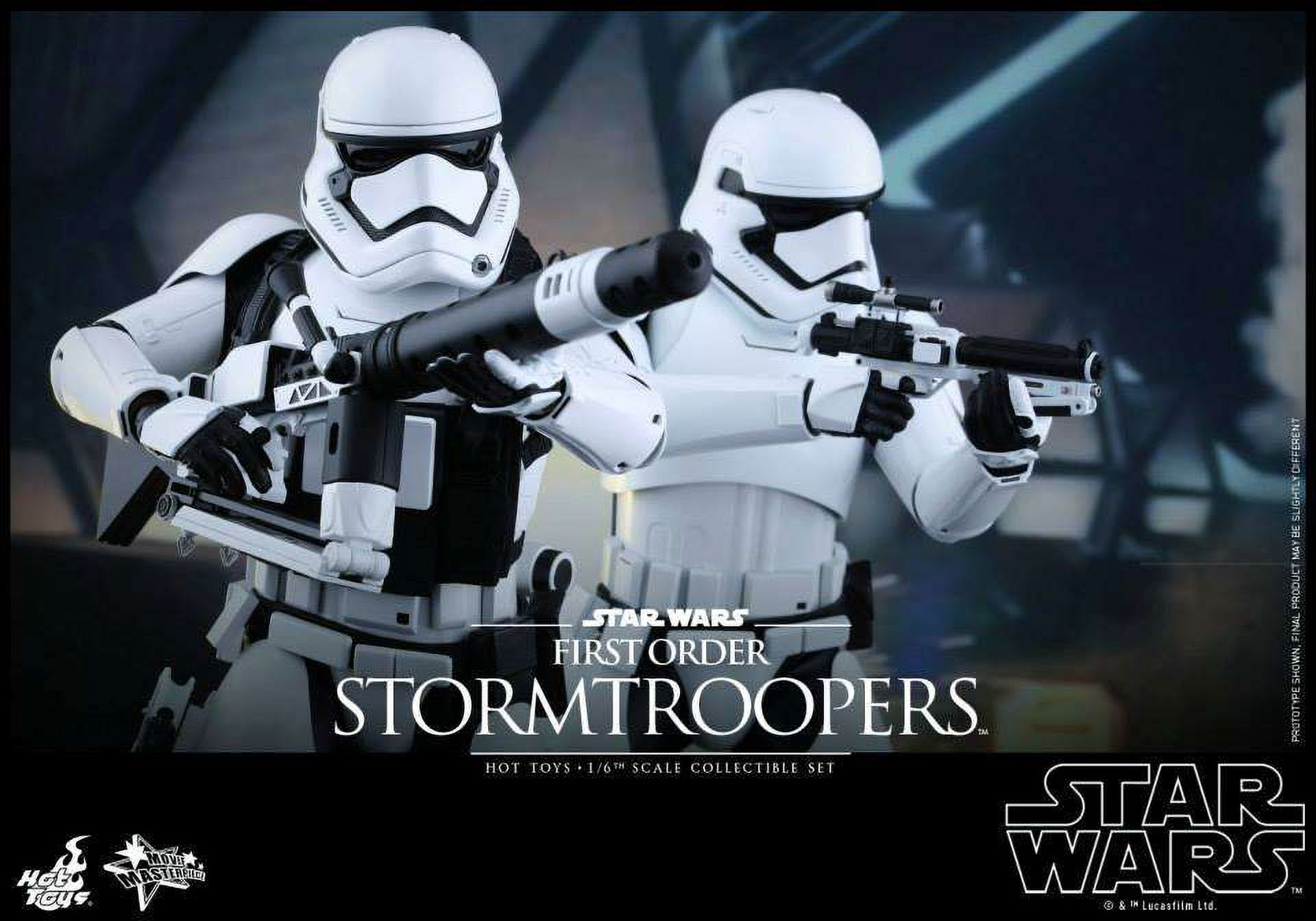 Star Wars The Force Awakens First Order Stormtrooper & Heavy Gunner Collectible Figures