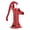 Red, variant on KFFKFF Cast Iron Hand Well Pump, Max. 25 ft Lift Antique Pitcher Pump, 1-1/4 in NPT Connection, Manual Water Pump for Outdoor Gardens, Ponds, Backyards, and Farms, Yellow
