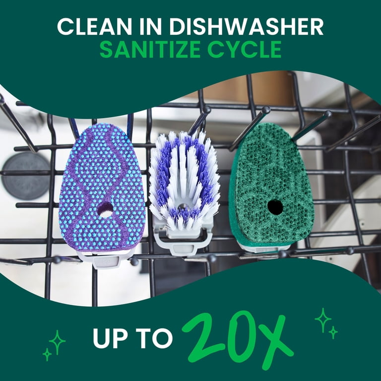 Odor Resist Heavy Duty Dishwand Refill Heads, 2-Pack photo 6