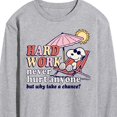 thumbnail image 3 of Peanuts - Hard Work - Men's Long Sleeve T-Shirt, 3 of 6