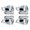 2 pairs, variant on 1 Pair/2 Pair Controller Button Key Game Accessories Mobile Gaming Button Joystick