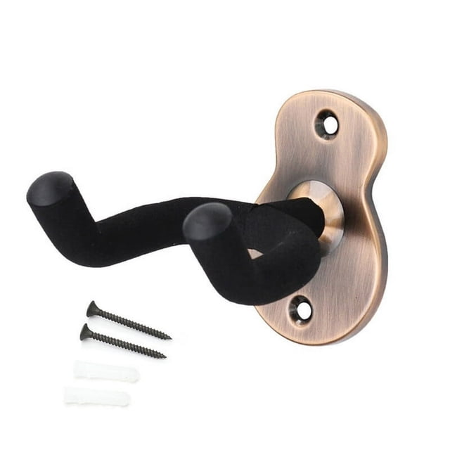 1 Set Guitar Hanger Hook Holder Strong Load-bearing Easy Installation Musical Instrument Organizer Storage Hook for Studio