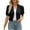 Black, variant on Ediodpoh Women Summer Open Front Sheer Short Sleeve Ruffle Cropped Chiffon Capes Bolero Shrug Cardigan Womens Cardigans Black M