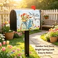 Mail Box In Spring XIBUFE Spring Floral Blooms Bicycle Mailbox Covers Magnetic Standard ...