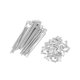 thumbnail image 1 of 36 Set de Radios de Bicicleta 12G 78mm Radios de Rueda de Bicicleta Acero Galvanizado 45 Tono Plateado, 1 of 7