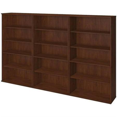 Scranton & Co 66H 3 Piece Bookcase Set in Hansen Cherry