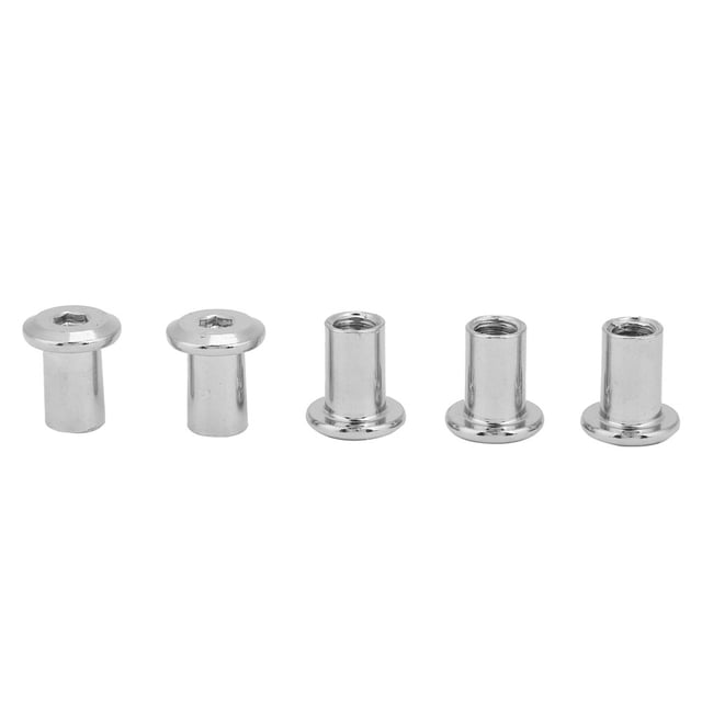Flat Hex Nuts,Iron Plated Nickel Flat Hex Nut Furniture Hex Nuts Streamlined Design